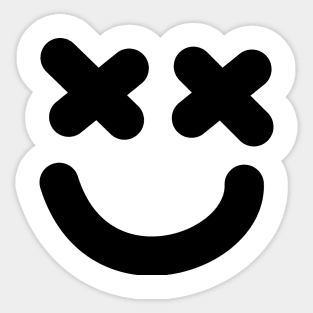 Cool Smiley Face Sticker